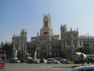 Budova hlavní pošty (Palacio de Comunicaciones) na náměstí Plaza de Cibeles