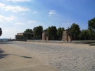 Egyptský Debodův chrám (Templo de Debod) v parku Parque de la Montaňa