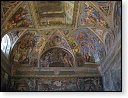 Zdobené stropy ve vatikánském muzeu