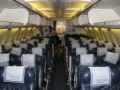 Interiér Boeingu 737-36Q (reg. EI-DXB) spol. Blu-express