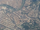 Pohled na Vatikán z letadla