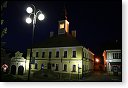 Noční pohled na radnici (Masarykovo náměstí)